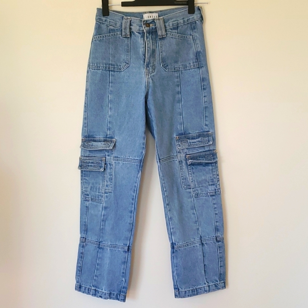 Lioness Jeans Light Blue Size XS